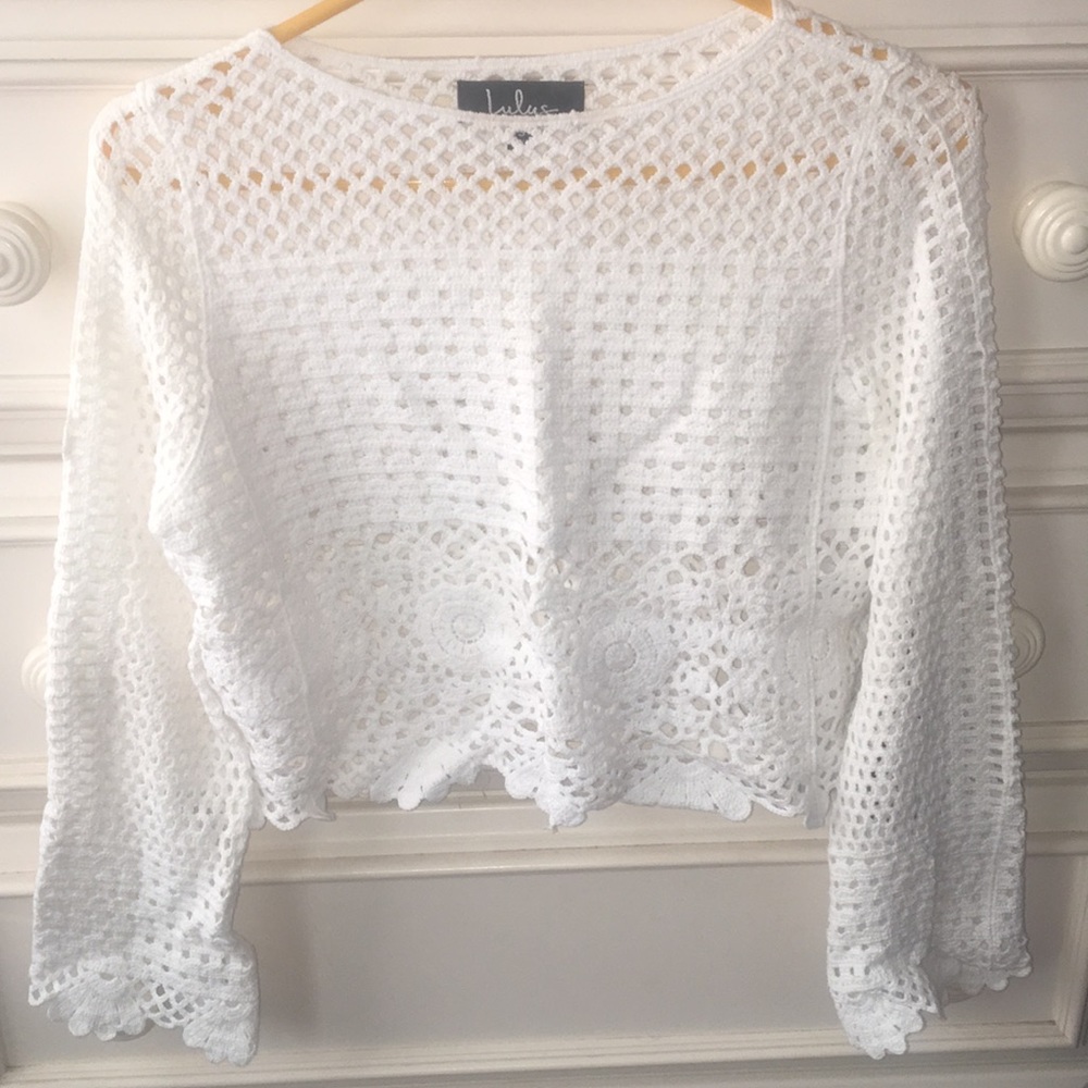 Lulus brand crotchet crop